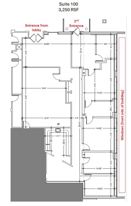 29600 Northwestern Hwy, Southfield, MI to rent Floor Plan- Image 1 of 2