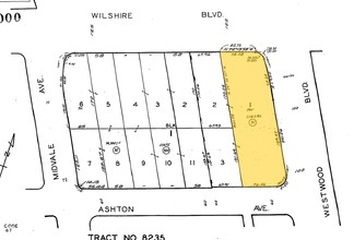 10900 Wilshire Blvd, Los Angeles, CA for sale Plat Map- Image 1 of 1