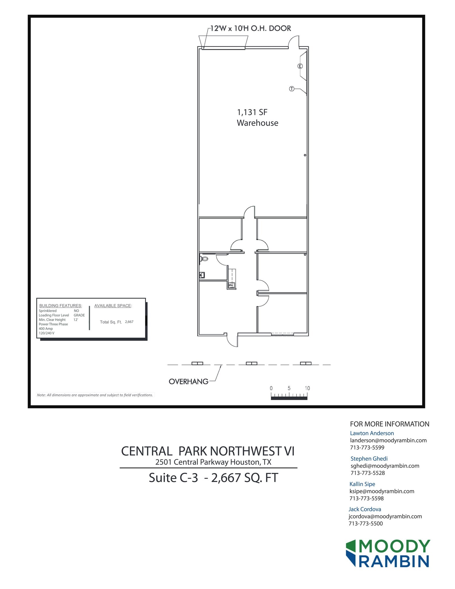 2501 Central Pky, Houston, TX to rent Site Plan- Image 1 of 1