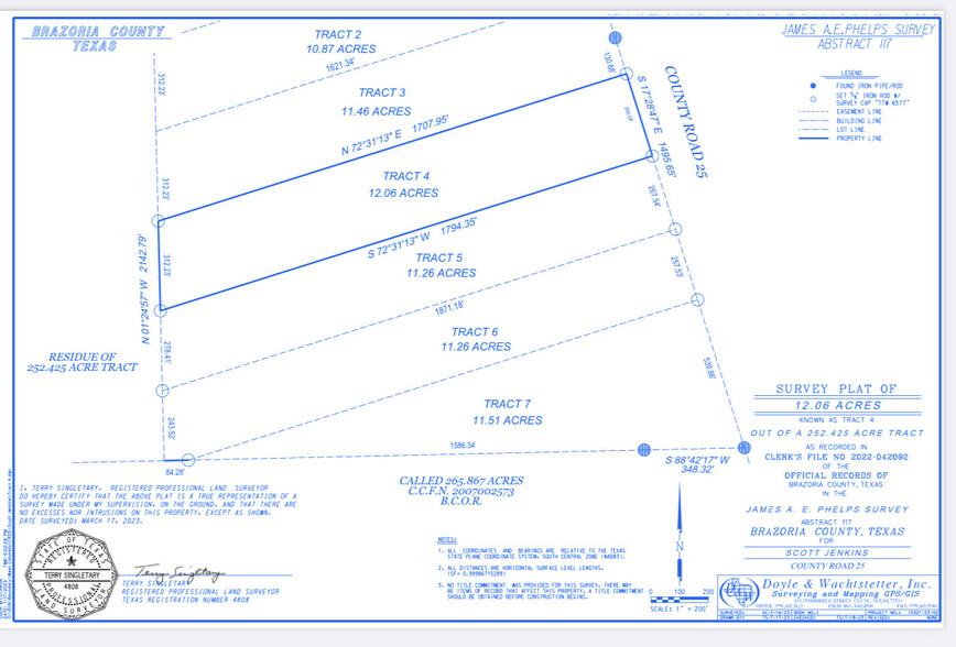 0- TRACT 4 COUNTY ROAD 25 -1, Damon, TX for sale - Building Photo - Image 2 of 4