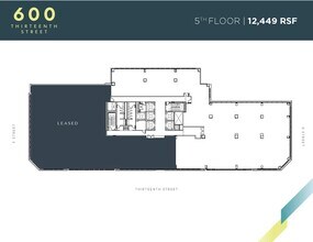 600 13th St NW, Washington, DC for rent Floor Plan- Image 1 of 1