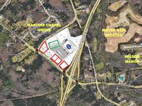 990 Martins Chapel Rd, Lawrenceville, GA - aerial  map view - Image1