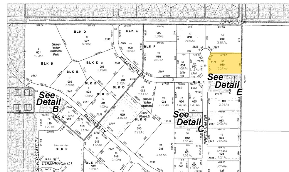 2577 Precision Dr, Minden, NV for sale - Plat Map - Image 2 of 2