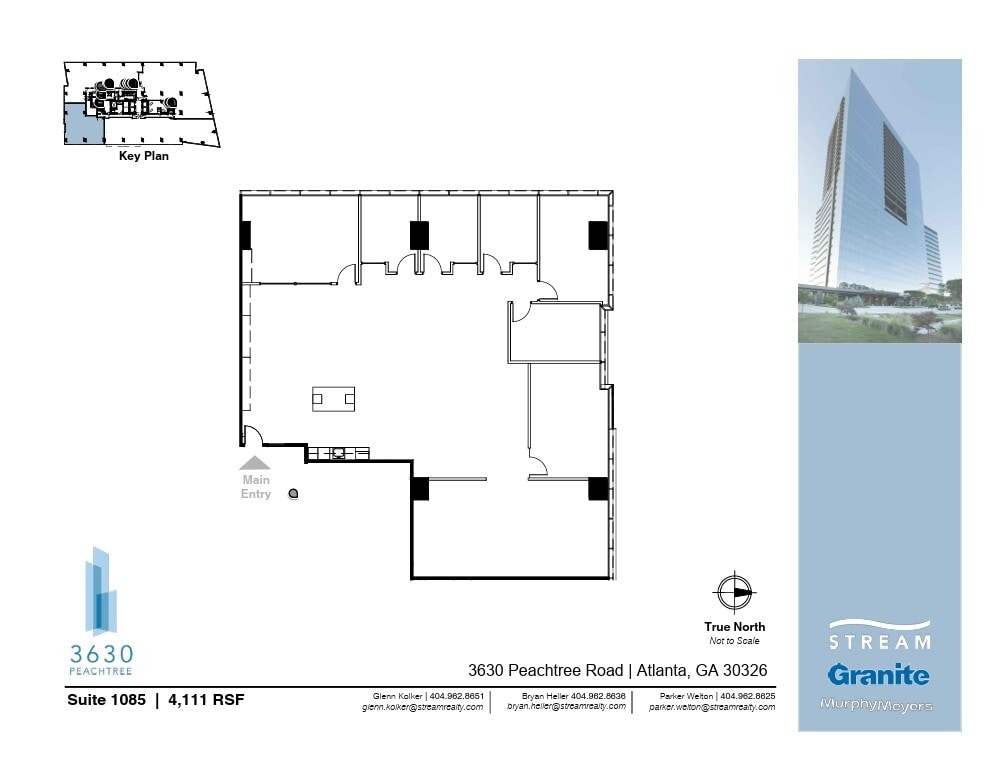 3630 Peachtree Rd NE, Atlanta, GA to rent Floor Plan- Image 1 of 1