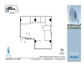 3630 Peachtree Rd NE, Atlanta, GA to rent Floor Plan- Image 1 of 1