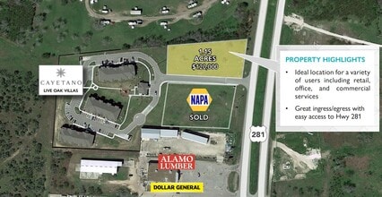 0 Hwy 281, George West, TX - AERIAL  map view