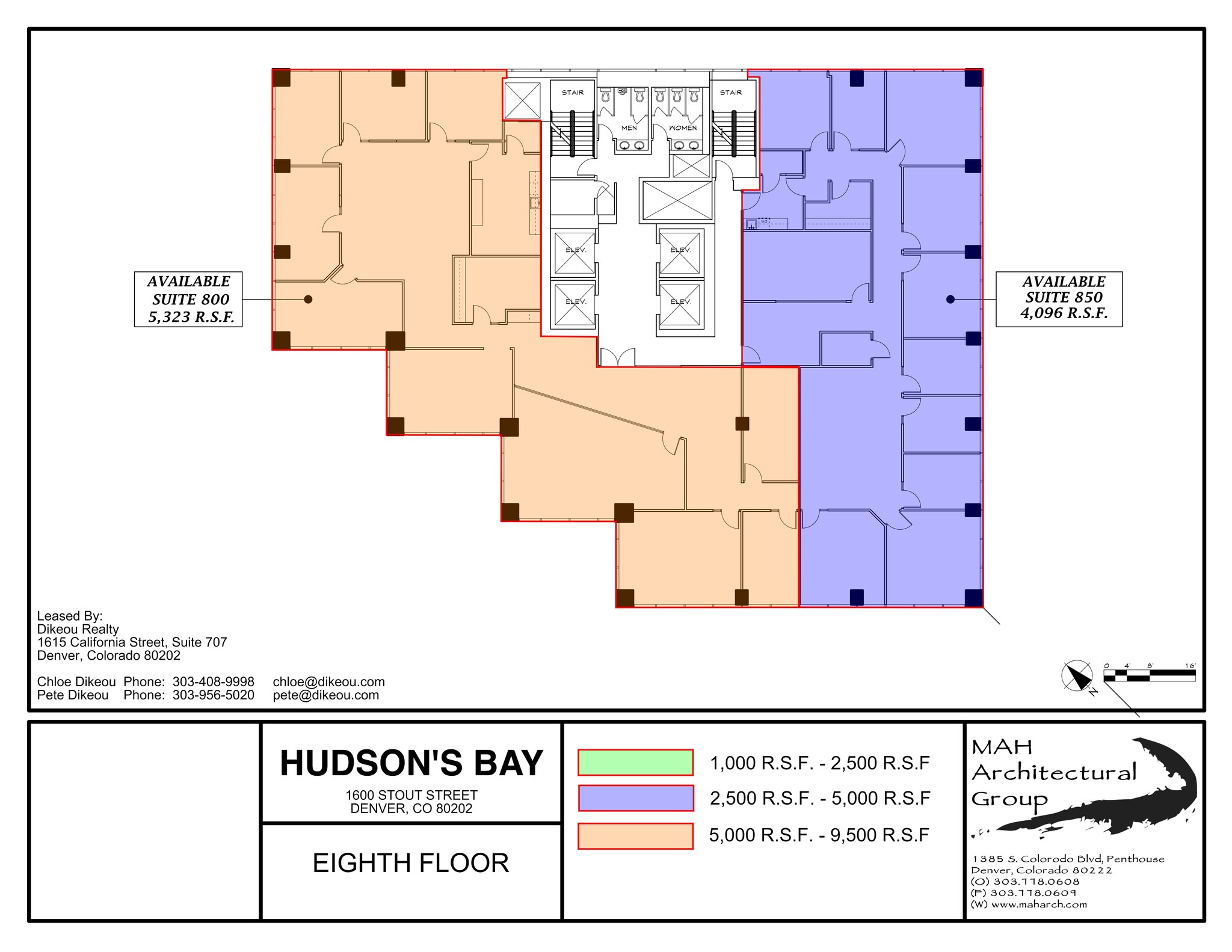 1600 Stout St, Denver, CO for rent Site Plan- Image 1 of 1