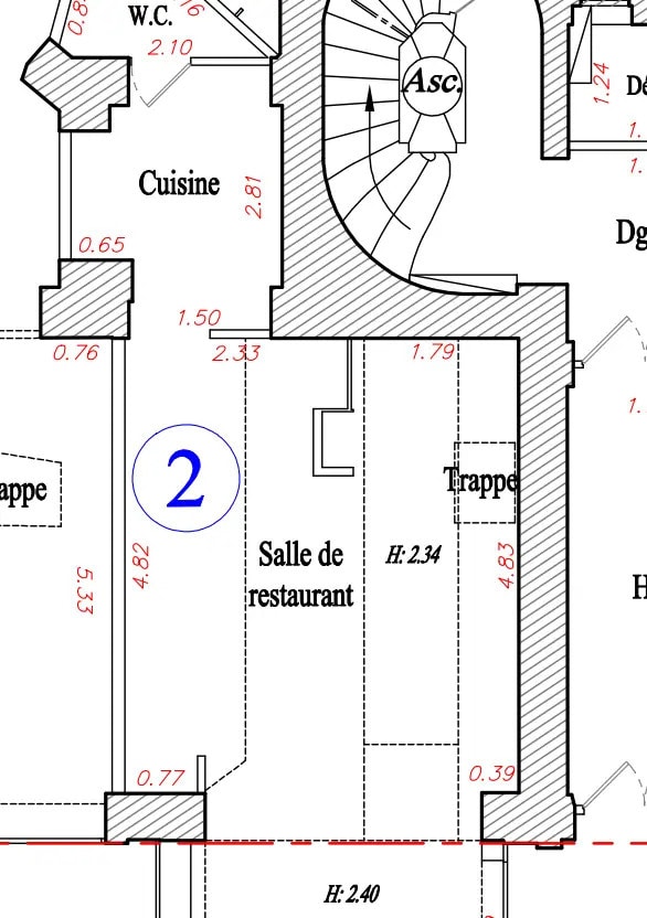 Retail in Pantin to rent Floor Plan- Image 1 of 6