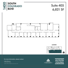 1400 S Colorado Blvd, Denver, CO for rent Floor Plan- Image 1 of 4