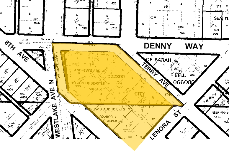 2200-2210 Westlake Ave, Seattle, WA for rent - Plat Map - Image 2 of 9