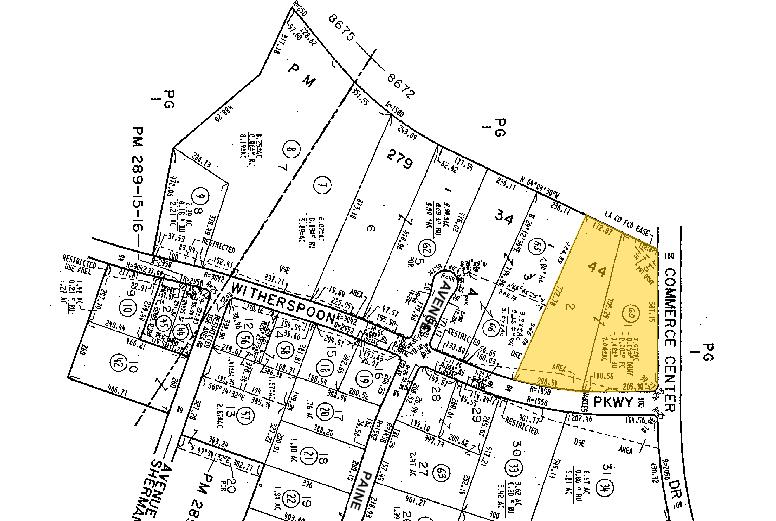 29011 Commerce Center Dr, Valencia, CA for sale - Plat Map - Image 1 of 1