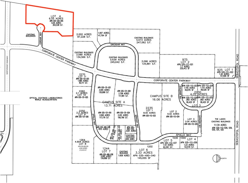 2350 Corsair Way, Santa Rosa, CA for sale - Site Plan - Image 2 of 5