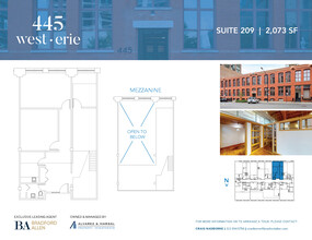 445 W Erie St, Chicago, IL for rent Floor Plan- Image 1 of 9