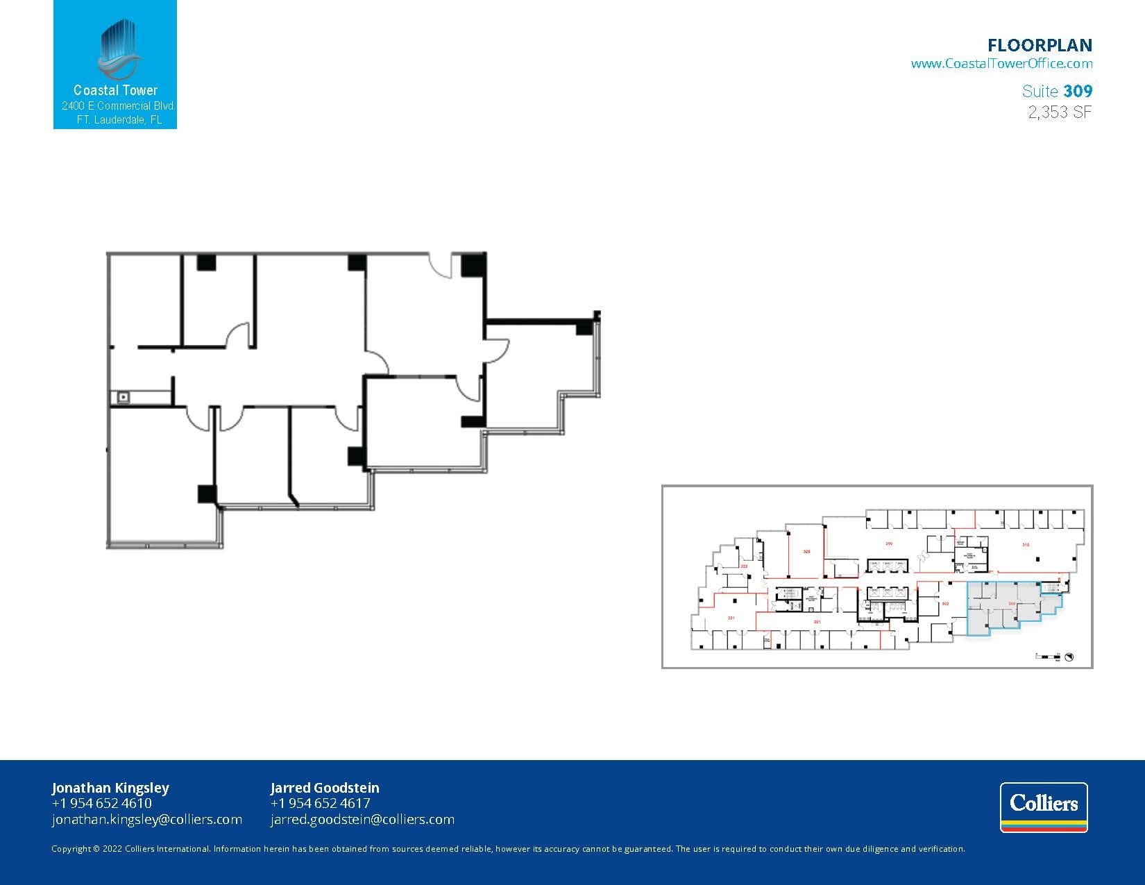 2400 E Commercial Blvd, Fort Lauderdale, FL for rent Floor Plan- Image 1 of 3