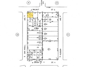 744 E Walnut St, Pasadena, CA for sale Plat Map- Image 1 of 1