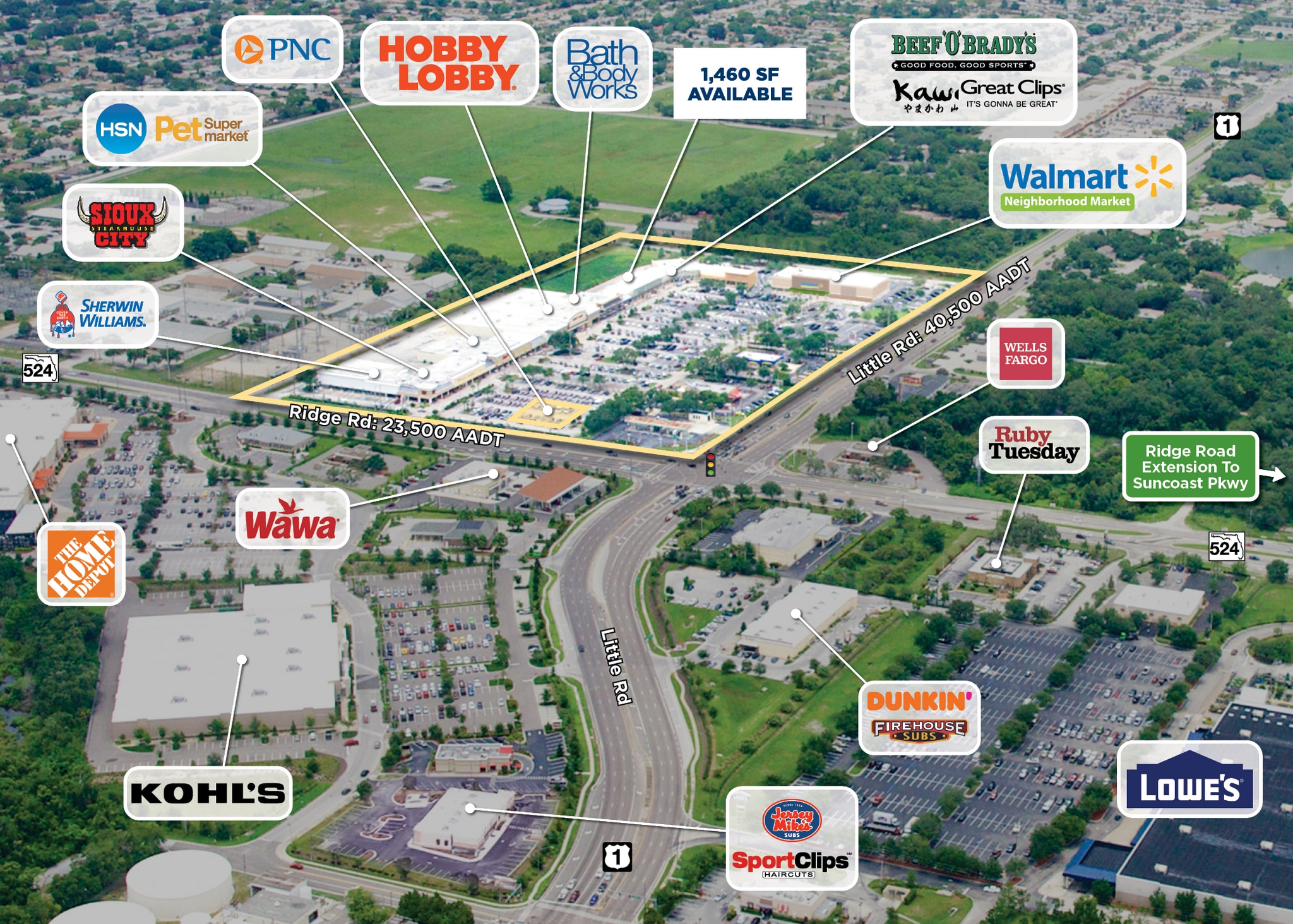 8501-8755 Little Rd, New Port Richey, FL to rent Building Photo- Image 1 of 1