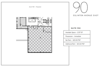 90 Eglinton Ave E, Toronto, ON for rent Floor Plan- Image 1 of 1