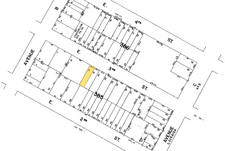 226 E Third St, New York, NY for sale - Plat Map - Image 1 of 1