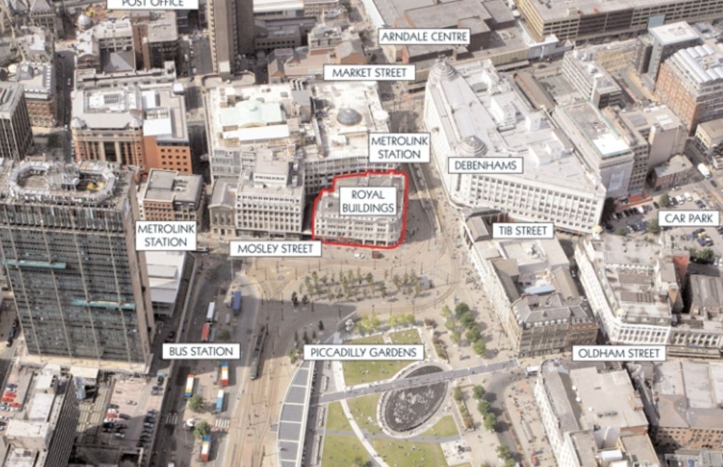 2 Mosley St, Manchester for sale Aerial- Image 1 of 1