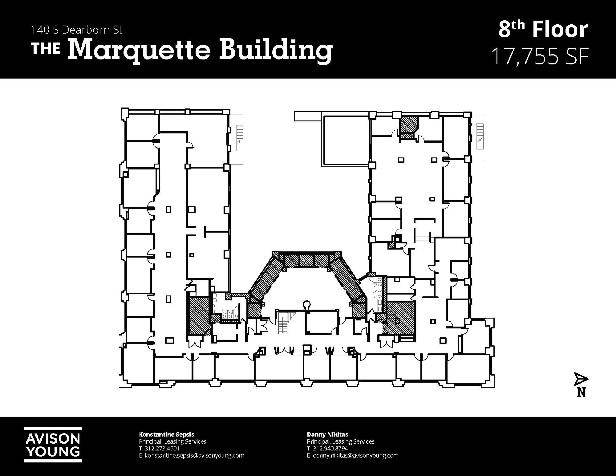 140 S Dearborn St, Chicago, IL for rent Floor Plan- Image 1 of 3