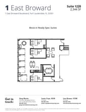 1 E Broward Blvd, Fort Lauderdale, FL to rent Floor Plan- Image 1 of 1