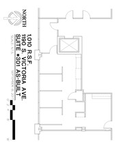 1190 S Victoria Ave, Ventura, CA for rent Floor Plan- Image 1 of 1