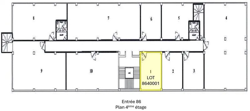 Retail in Ris-Orangis to rent Floor Plan- Image 1 of 3