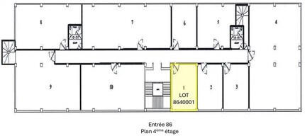 Retail in Ris-Orangis to rent Floor Plan- Image 1 of 3