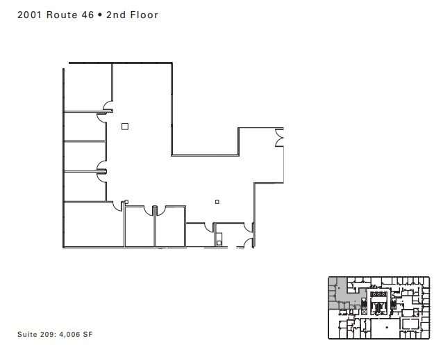 2001 Route 46, Parsippany, NJ for rent Floor Plan- Image 1 of 1