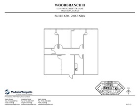 12141 Wickchester Ln, Houston, TX for rent Site Plan- Image 1 of 1