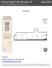 134 Spring St, New York, NY for rent Floor Plan- Image 1 of 1