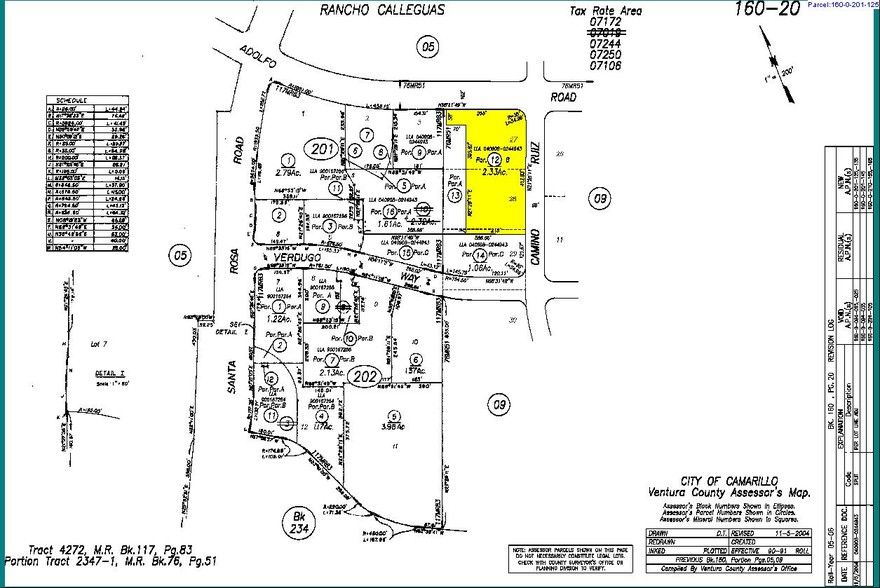 5051 Verdugo Way, Camarillo, CA for rent - Plat Map - Image 2 of 7