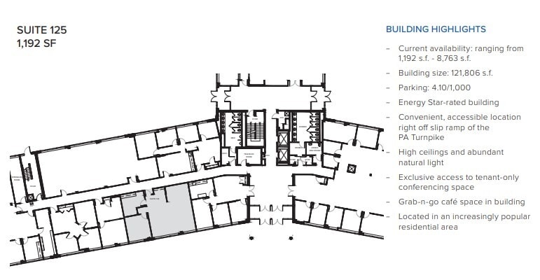 500 Office Center Dr, Fort Washington, PA for rent Floor Plan- Image 1 of 1