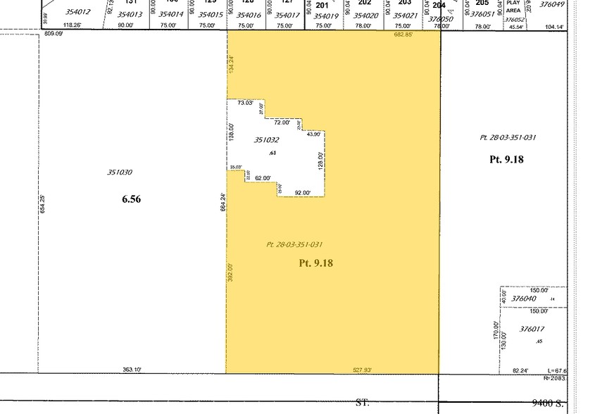 2165 E 9400 S, Sandy, UT for sale - Plat Map - Image 1 of 1