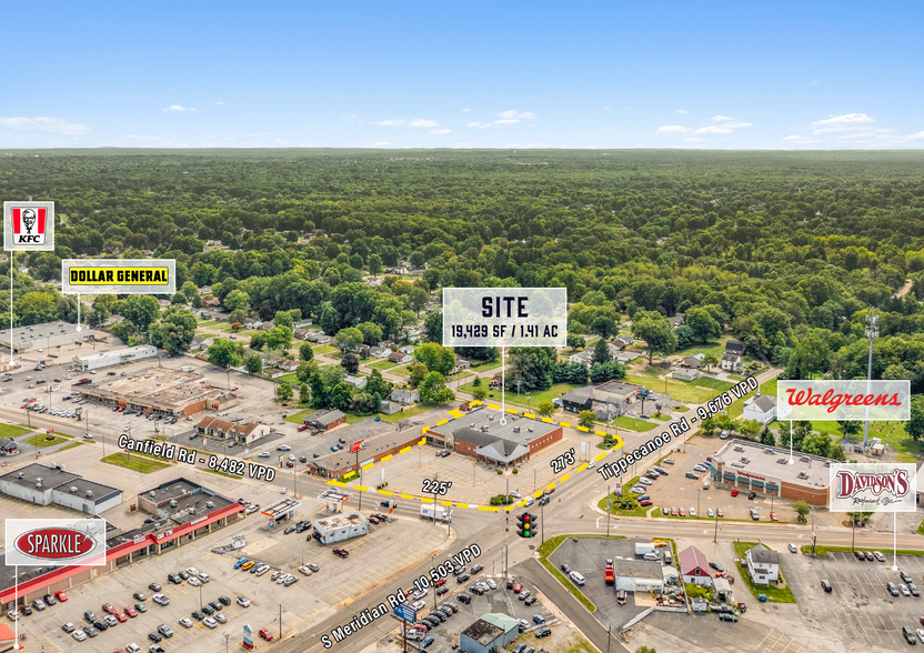 3521-3527 Canfield Rd, Youngstown, OH for rent - Aerial - Image 2 of 4