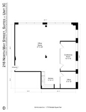 216 N May St, Chicago, IL for rent Floor Plan- Image 1 of 1