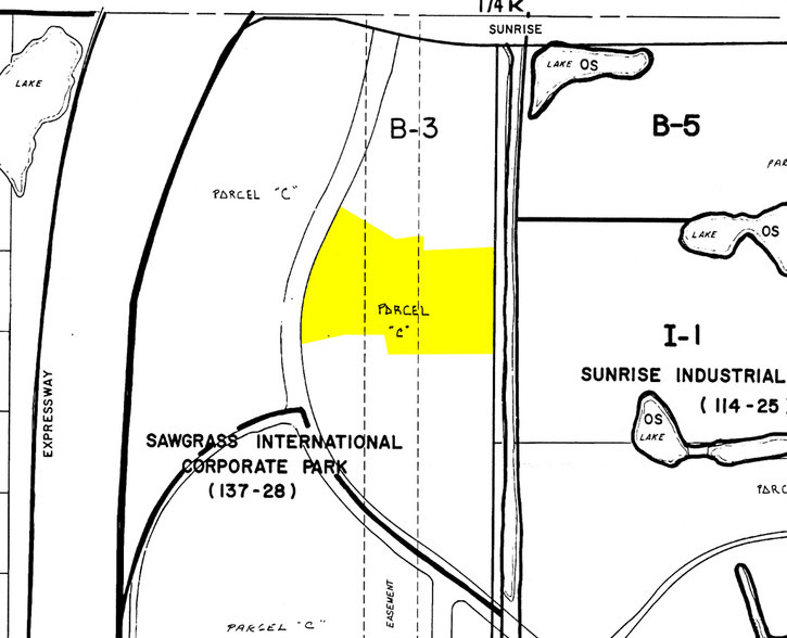 1580 Sawgrass Corporate Pky, Sunrise, FL for rent - Plat Map - Image 2 of 9