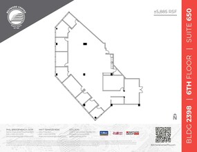 2398 E Camelback Rd, Phoenix, AZ for rent Floor Plan- Image 1 of 7