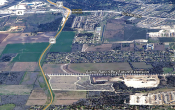 Hwy 211 & Alamo Ranch Pkwy, San Antonio, TX - aerial  map view