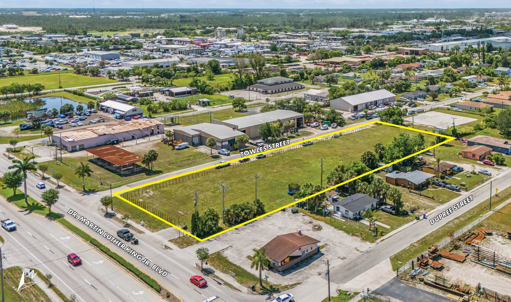 2040 Towles st, Fort Myers, FL for sale Aerial- Image 1 of 6