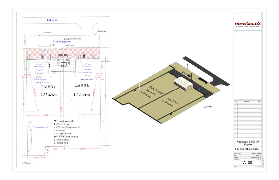 549 FM 1450, Pecos, TX for rent - Site Plan - Image 3 of 3