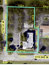 2615 57th Ave, Bradenton, FL - aerial  map view