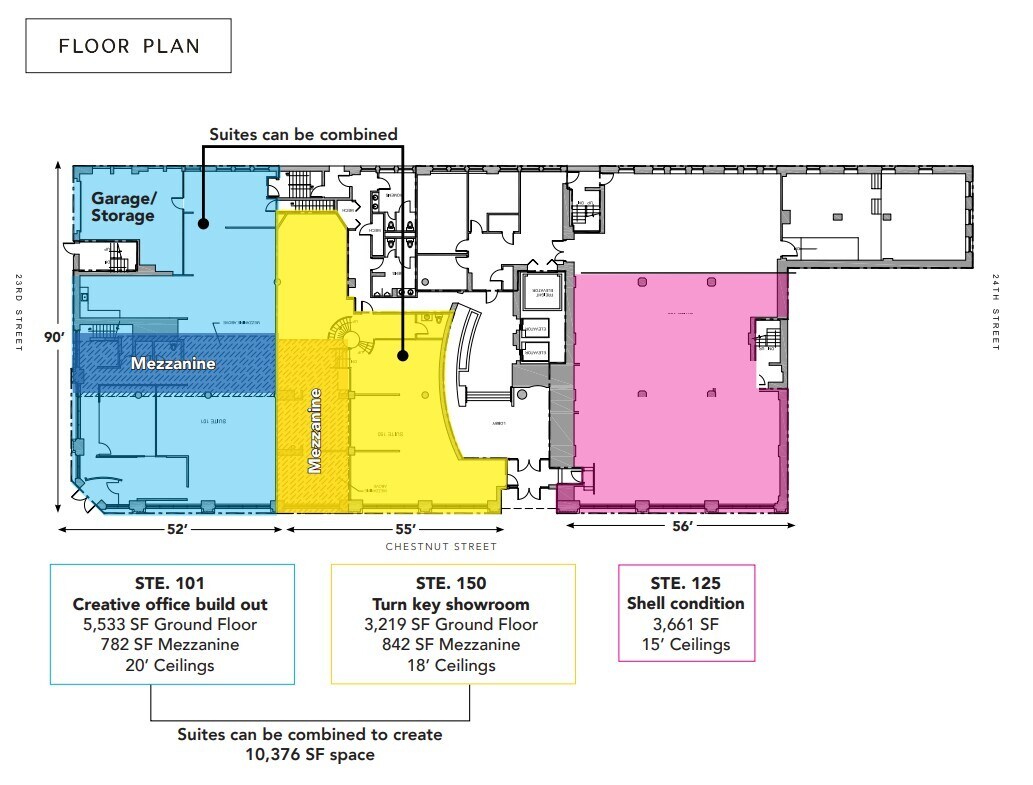 2300 Chestnut St, Philadelphia, PA to rent Floor Plan- Image 1 of 1