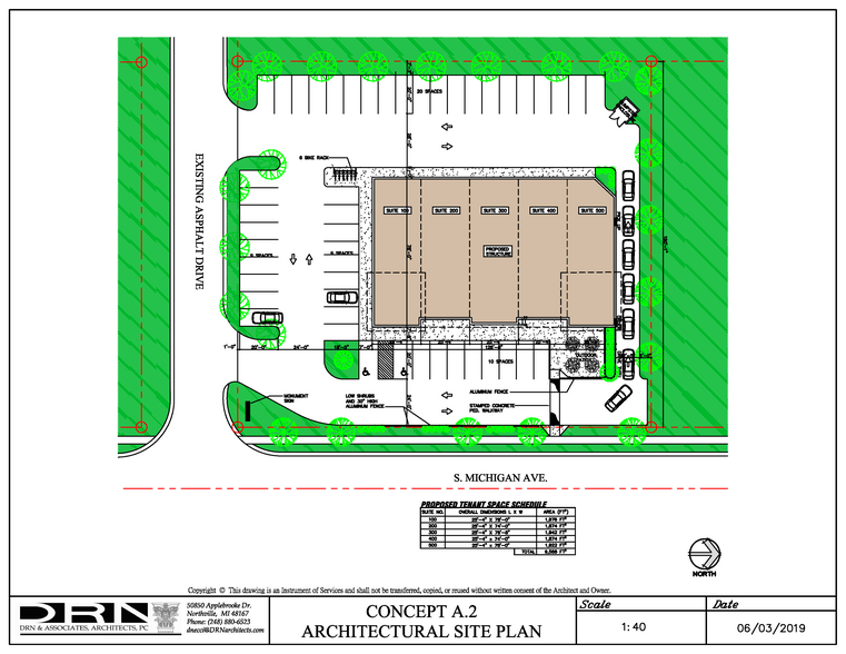 901 S Michigan Ave, Howell, MI for rent - Site Plan - Image 3 of 4