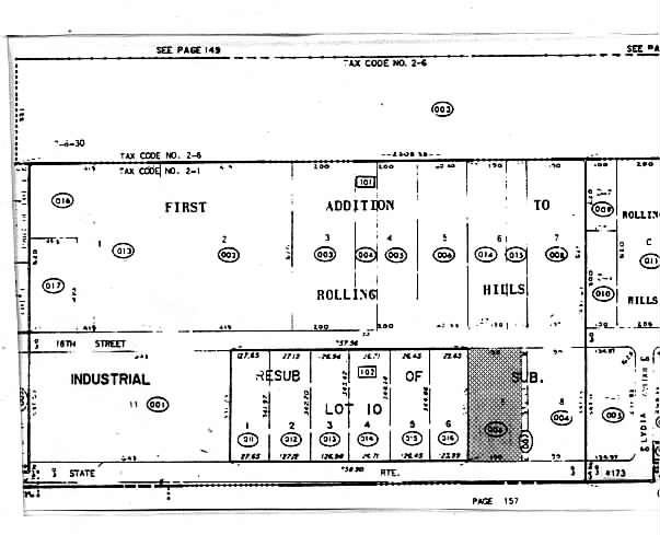 3311 16th St, Zion, IL for rent - Plat Map - Image 2 of 2