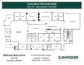 9089 E Bahia Dr, Scottsdale, AZ for rent Floor Plan- Image 2 of 2