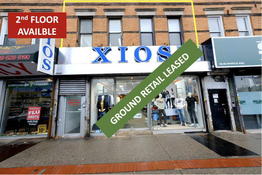 58-08 Myrtle Ave, Flushing, NY for rent - Building Photo - Image 1 of 3