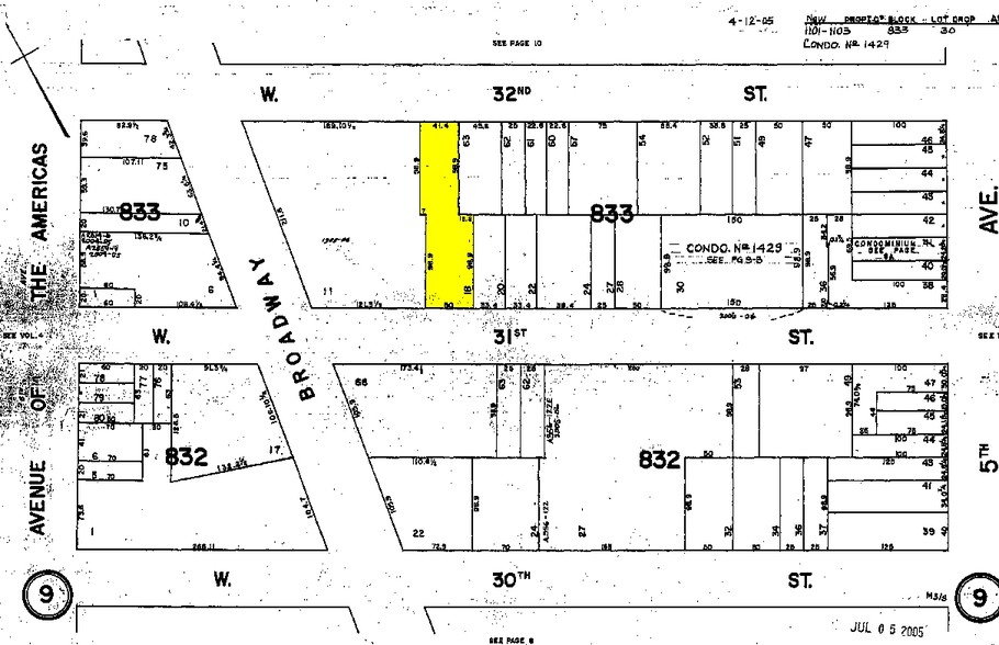 39-41 W 31st St, New York, NY for rent - Plat Map - Image 2 of 8