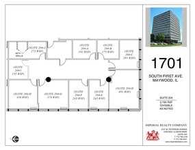 1701 S 1st Ave, Maywood, IL to rent Site Plan- Image 1 of 1