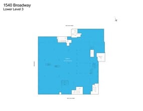 1540 Broadway, New York, NY to rent Site Plan- Image 1 of 2